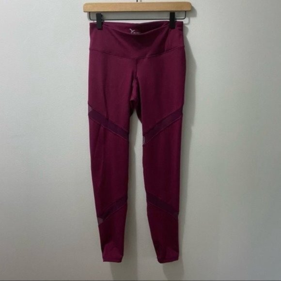 Old Navy Active Go-Dry Mesh Leggings High Rise Stretch Pilates Princess - Picture 2 of 8